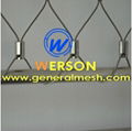 webnet infill panel,inox line webnet,stainless steel  ferrule type of rope mesh sales 