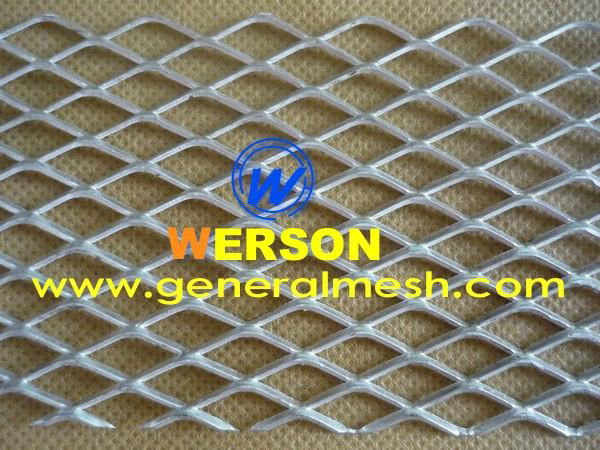 Car Silver Aluminium Grill Mesh，Auto front grille，bumper aluminium mesh