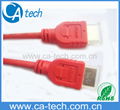 Red High speed HDMI cable with ethernet  (HDMI A type to HDMI A type)