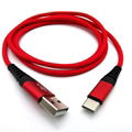 Nylon Braid USB Type c Fast Charging  Cable  4