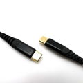 Gold Plated Nylon Braid Type c to Type c Charging Cable  4