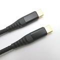 Gold Plated Nylon Braid Type c to Type c Charging Cable  8