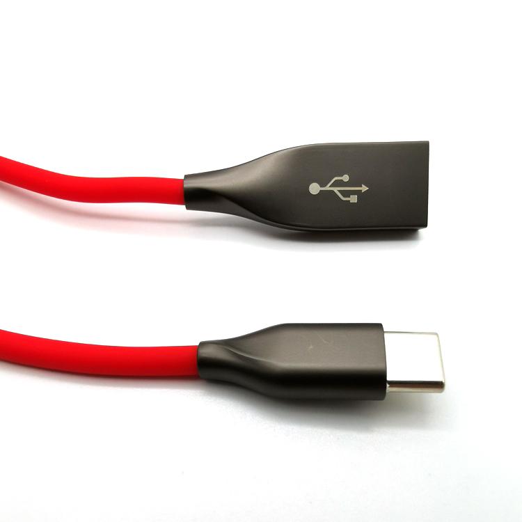 New Design Flexible Silicone Type-c Charging cable 2