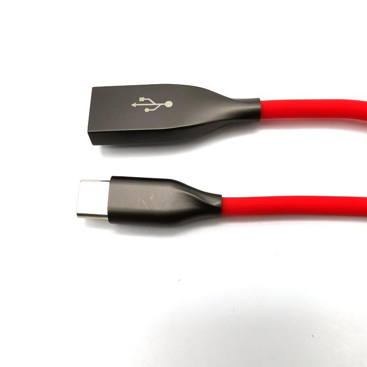 New Design Flexible Silicone Type-c Charging cable 4