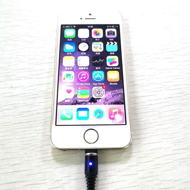 Hot Selling Nylon Braided 3 in 1 Magnetic  USB Charging Cable  2