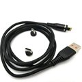 Hot Selling Nylon Braided 3 in 1 Magnetic  USB Charging Cable 