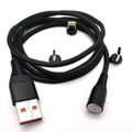 Hot Selling Nylon Braided 3 in 1 Magnetic  USB Charging Cable 