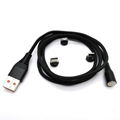 Hot Selling Nylon Braided 3 in 1 Magnetic  USB Charging Cable  8