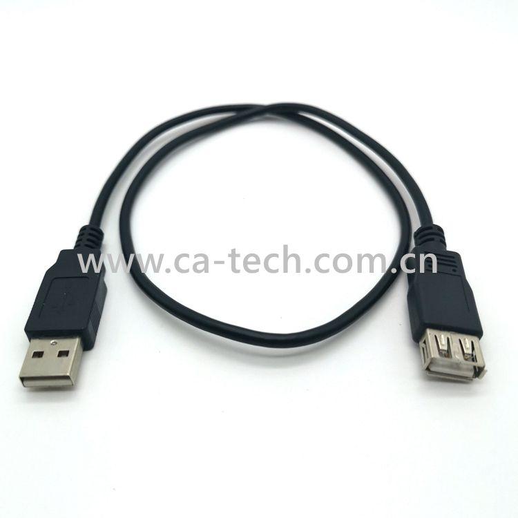 USB2.0 公对母延长线黑色 3