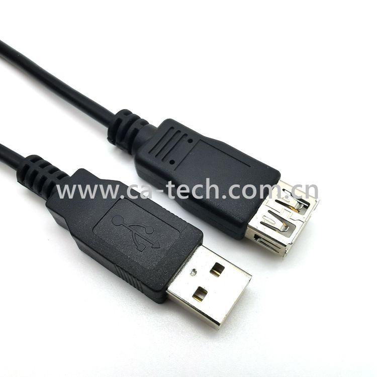 USB2.0 公对母延长线黑色 4