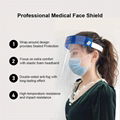 100PCS FDA Approved Face Shield with Protective Clear Film Protect Eyes and Face 3