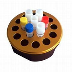 19 well metal lab centrifuge tube rack test tube cooling rack