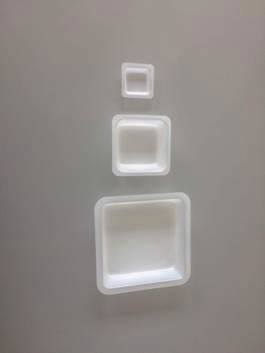 Plastic Anti-Static Square Weighing Dish Square weighing dish for lab 5