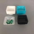 Polystyrene Blue Weighing Boats weighing dishes  4