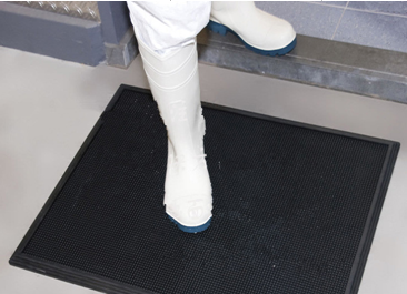 81cm x 100cm Foot Disinfection Fingertip Scraper Entrance Floor Mat 2