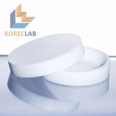 Lab Test Kit Diameter 40mm to 120mm Teflon Cell Cultivating Dish  Plastic PTFE 