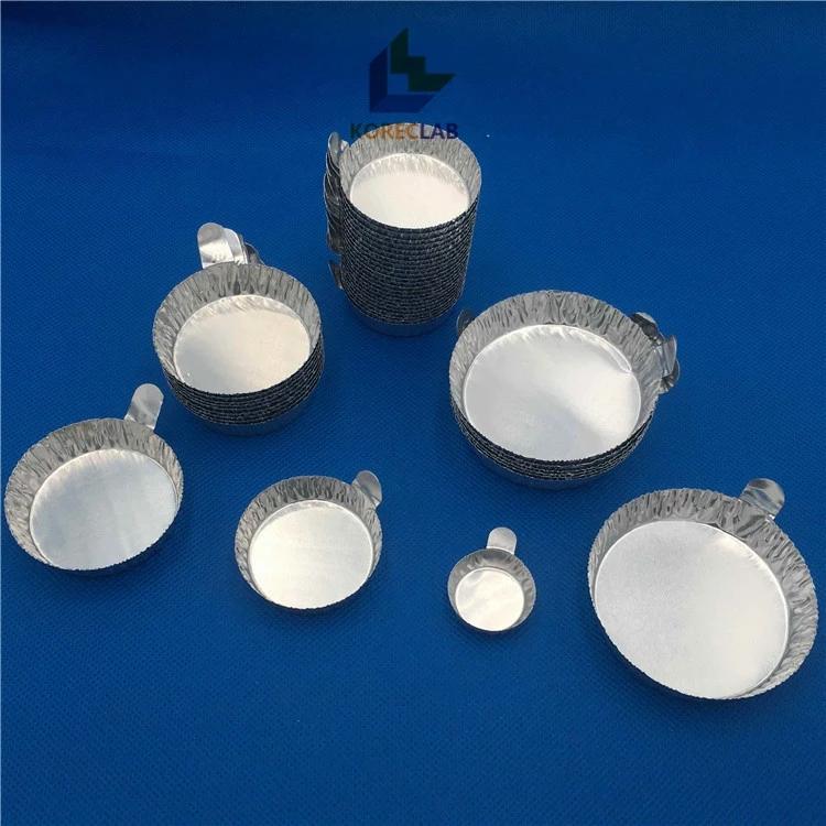 20ml small size with tab round metal weighing pan evaporating dish