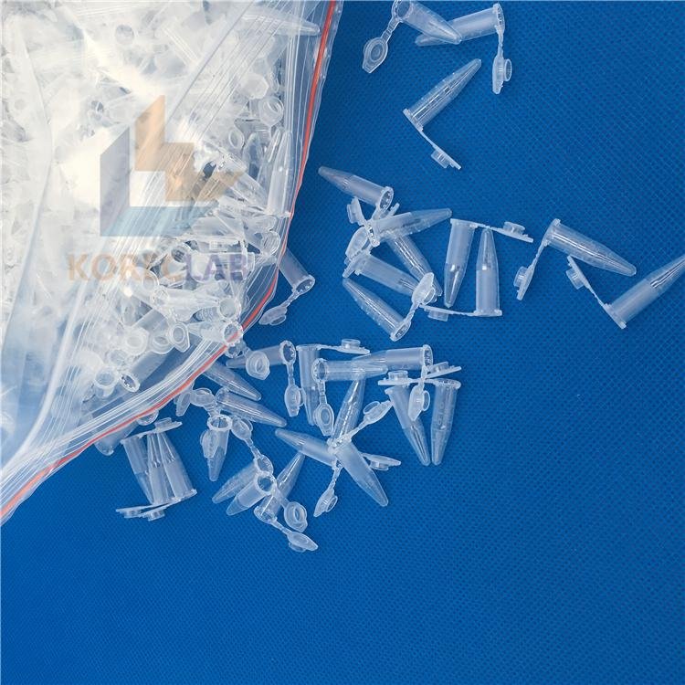 0.5ml plastic polypropylene dna free microcentrifuge tubes  4
