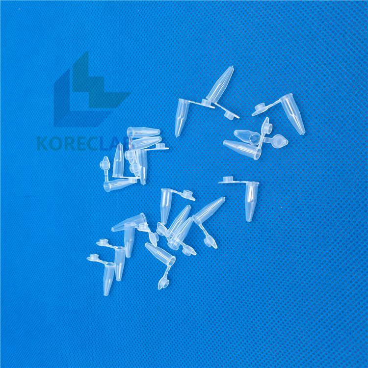 0.2ml plastic polypropylene dna free microcentrifuge tubes  4