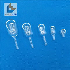 Lab Scoop Shape Glass Weighing Funnels