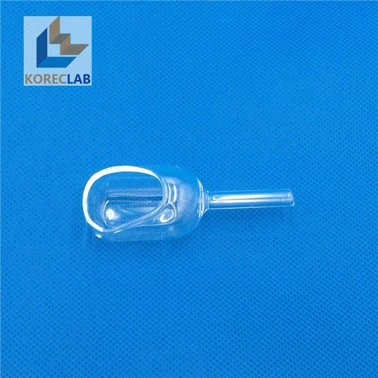 Lab Scoop Shape Glass Weighing Funnels 2