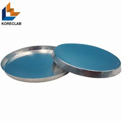 55ml For Moisture Analyzer Aluminum Foil Weighing Pans With Smooth Wall 