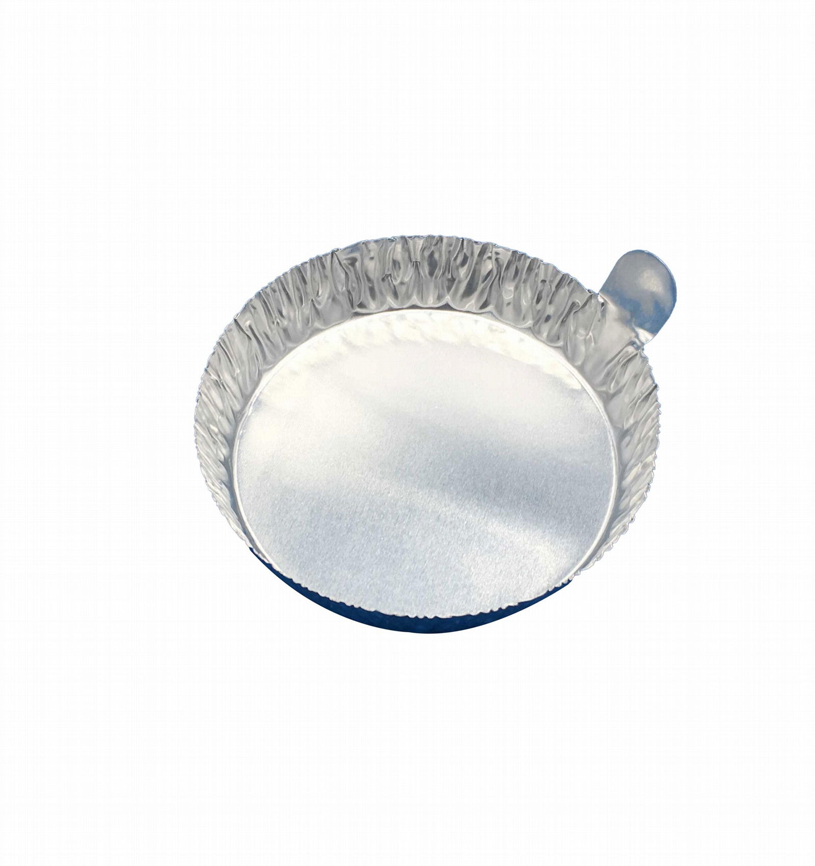 With tab round aluminum evaporating dish weighing boat 3