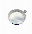 With tab round aluminum evaporating dish weighing boat 3