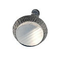 With tab round aluminum evaporating dish weighing boat 4