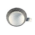 With tab round aluminum evaporating dish weighing boat
