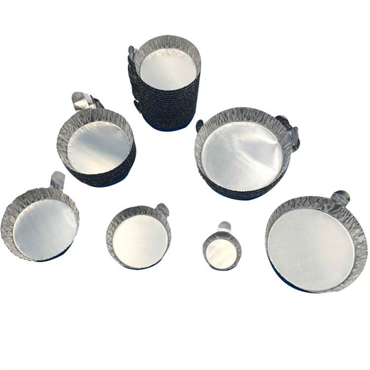 With tab round aluminum evaporating dish weighing boat D0045