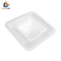 100ML Medium Size Plastic Flat Bottom Square Sample Weighing Dish /Boat 1