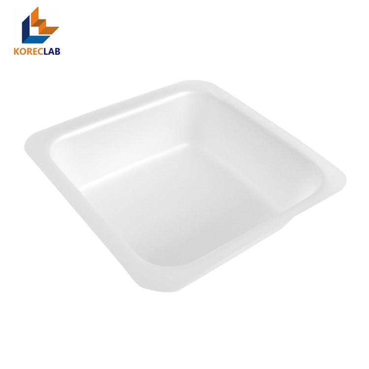 100ML Medium Size Plastic Flat Bottom Square Sample Weighing Dish /Boat 2