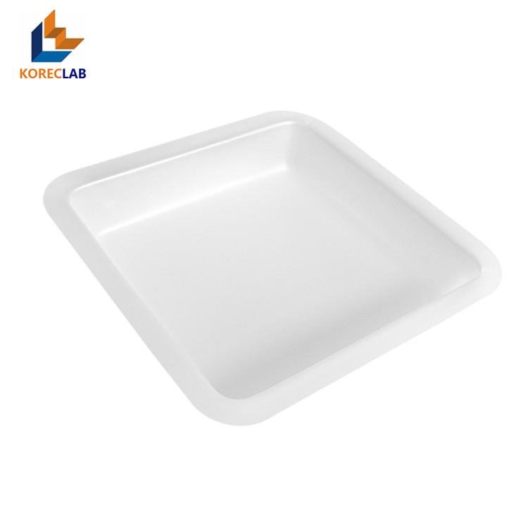 100ML Medium Size Plastic Flat Bottom Square Sample Weighing Dish /Boat 3