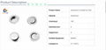 Aluminum crucible 100ul without PIN aluminium crucible for toledo DSC thermal an 2