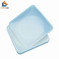 Square plastics balance scale weighing dish weighing boat 3