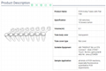 Lab supplies pcr 8-strip tube with Flat Cover 0.1ml 5