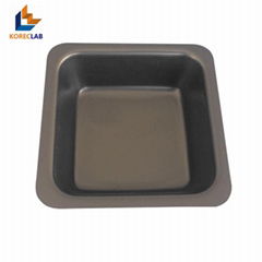 100ML Black Medium Size Plastic Flat Bottom Square Sample Weighing Pan