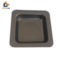 100ML Black Medium Size Plastic Flat Bottom Square Sample Weighing Pan 3