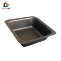 100ML Black Medium Size Plastic Flat Bottom Square Sample Weighing Pan 2