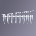 laboratory No DNase and RNase PCR 8 strip tubes with with flat cover 0.2ml
