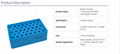 Lab rectangular 96 well PCR test tube 0.2ml cooling setup rack 2