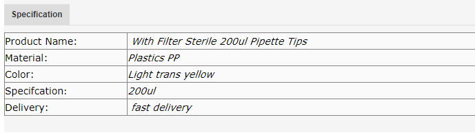 laboratory Consumable With Filter Sterile 200ul Pipette Tips in Sealed 96 well R 3