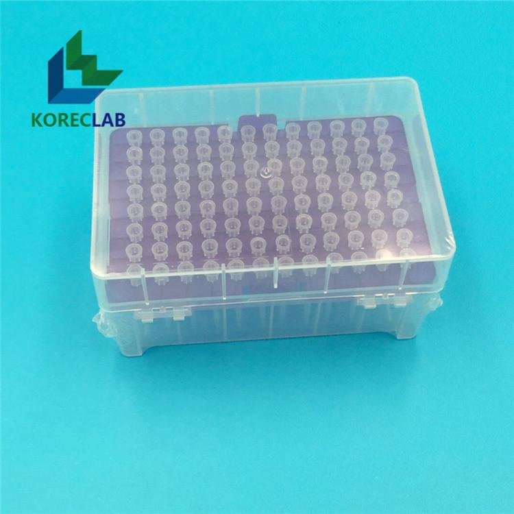 Lab Consumable With Filter Sterile 10ul Pipette Tips in Sealed Rack 10