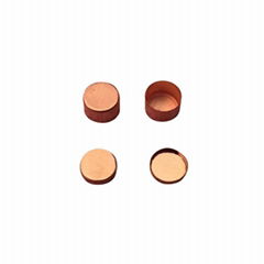 Copper crucible Cu pan for gravimetric thermal analysis TGA and DSC analyzer