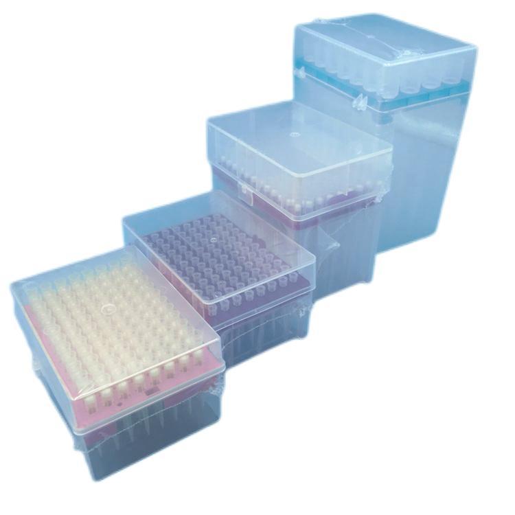 Lab Consumable in Sealed Rack Sterile Long Type 10ul Micro Pipette Filter Tips