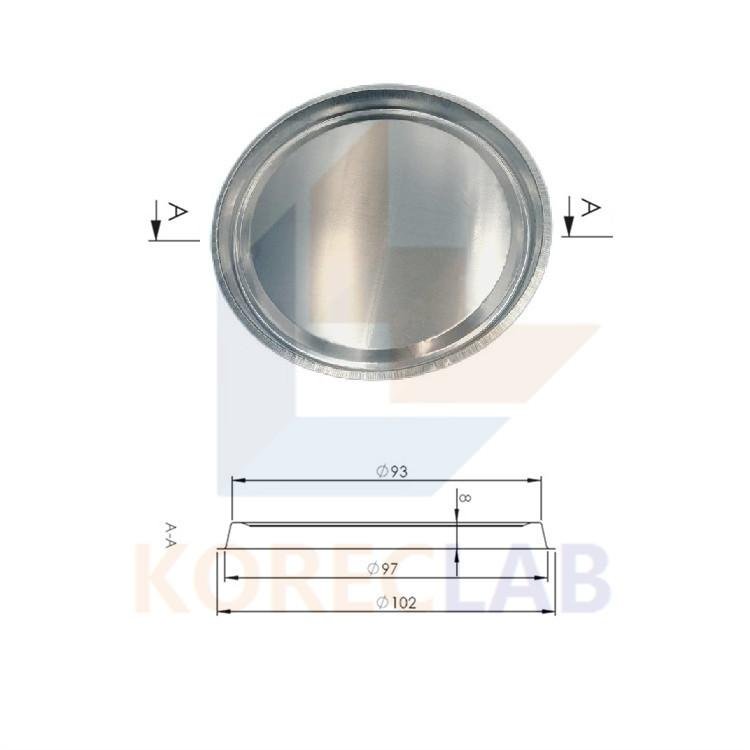 OD 102mm Aluminum Round Weighing Pan/Dish 4