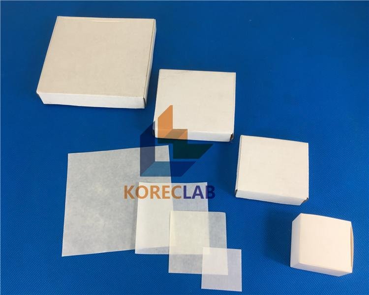 6X6 Inch (152x152mm) lownitrogen non absorbing high gloss cellulose weigh paper 4