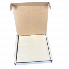 Low nitrogen non absorbing high gloss cellulose butter weigh paper
