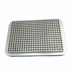 384 well metal aluminum conductive PCR test tube cooling rack